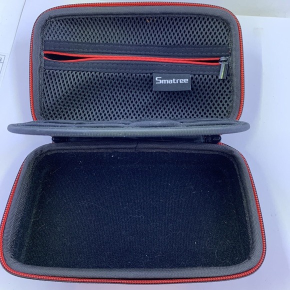 Nintendo 3DS XL DS DSi Smatree Smatcase Carry Case Black Red - Picture 2 of 5